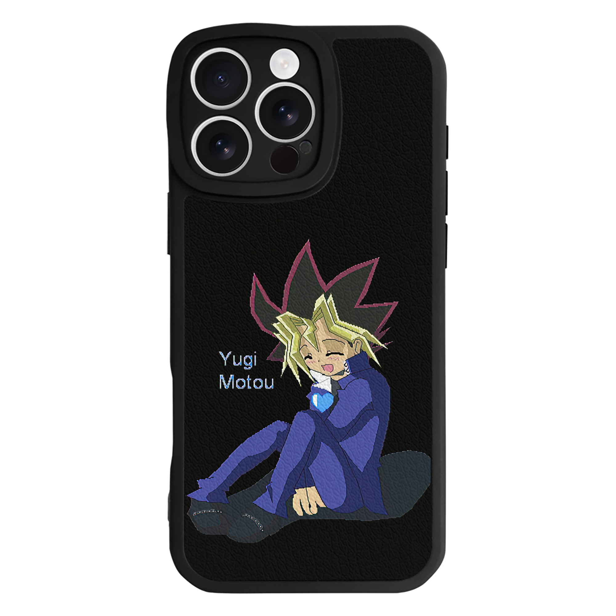 遊☆戯☆王 Yu-Gi-Oh! 【iPhone 16シリーズ対応】シリコンスマホケース（レザー調） 材質：シリコン
